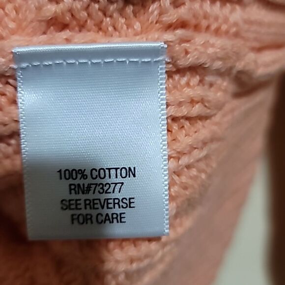 Croft and Barrow Orange Turtleneck LongSleeve Sweater Sz Medium - Picture 7 of 7